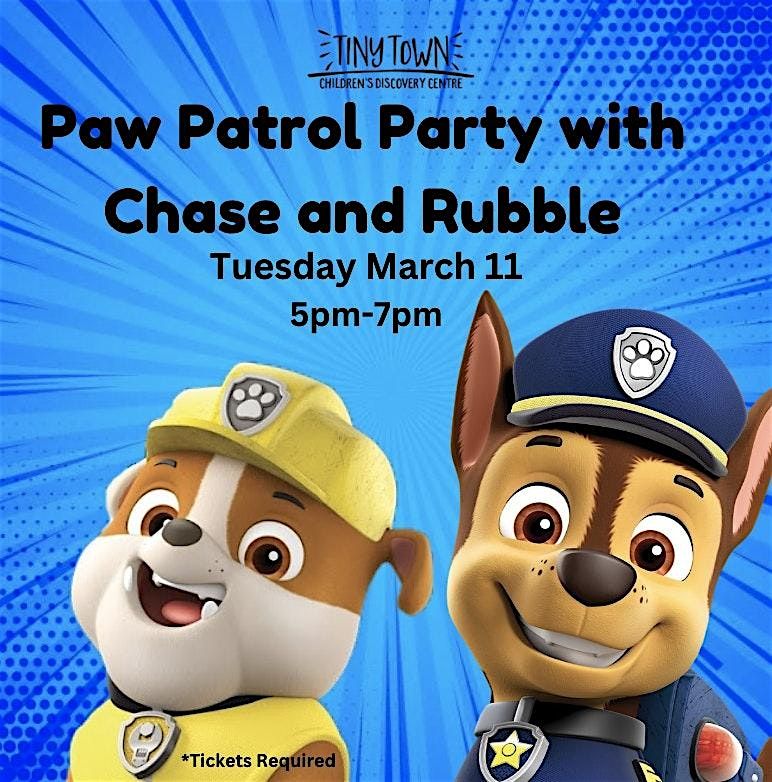 Paw Patrol Party with Chase & Rubble