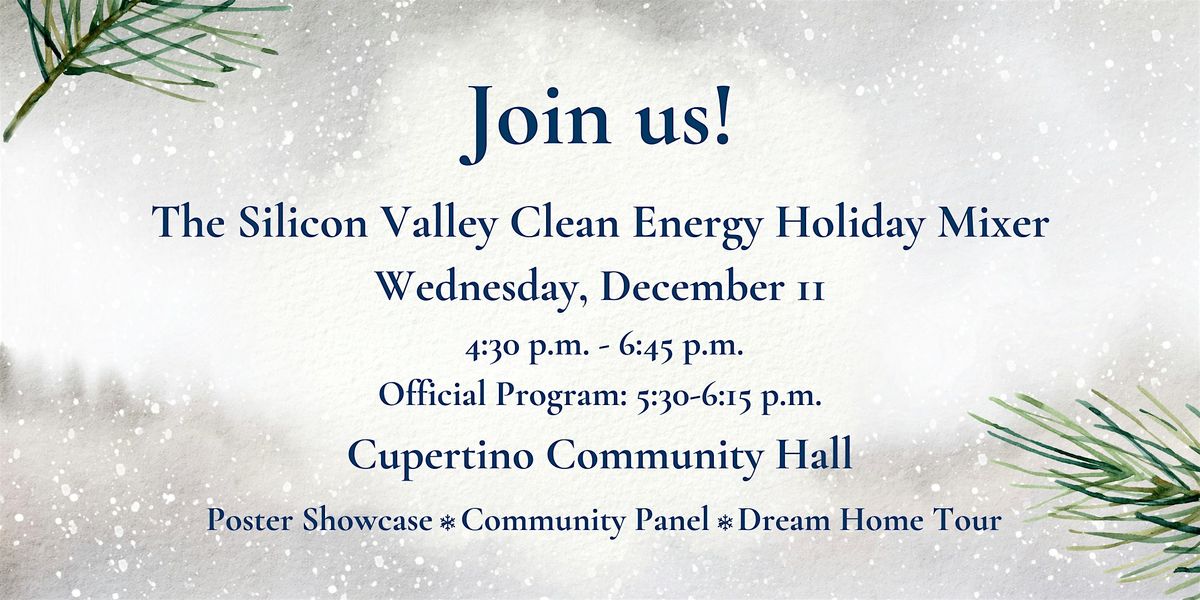 Silicon Valley Clean Energy Holiday Mixer