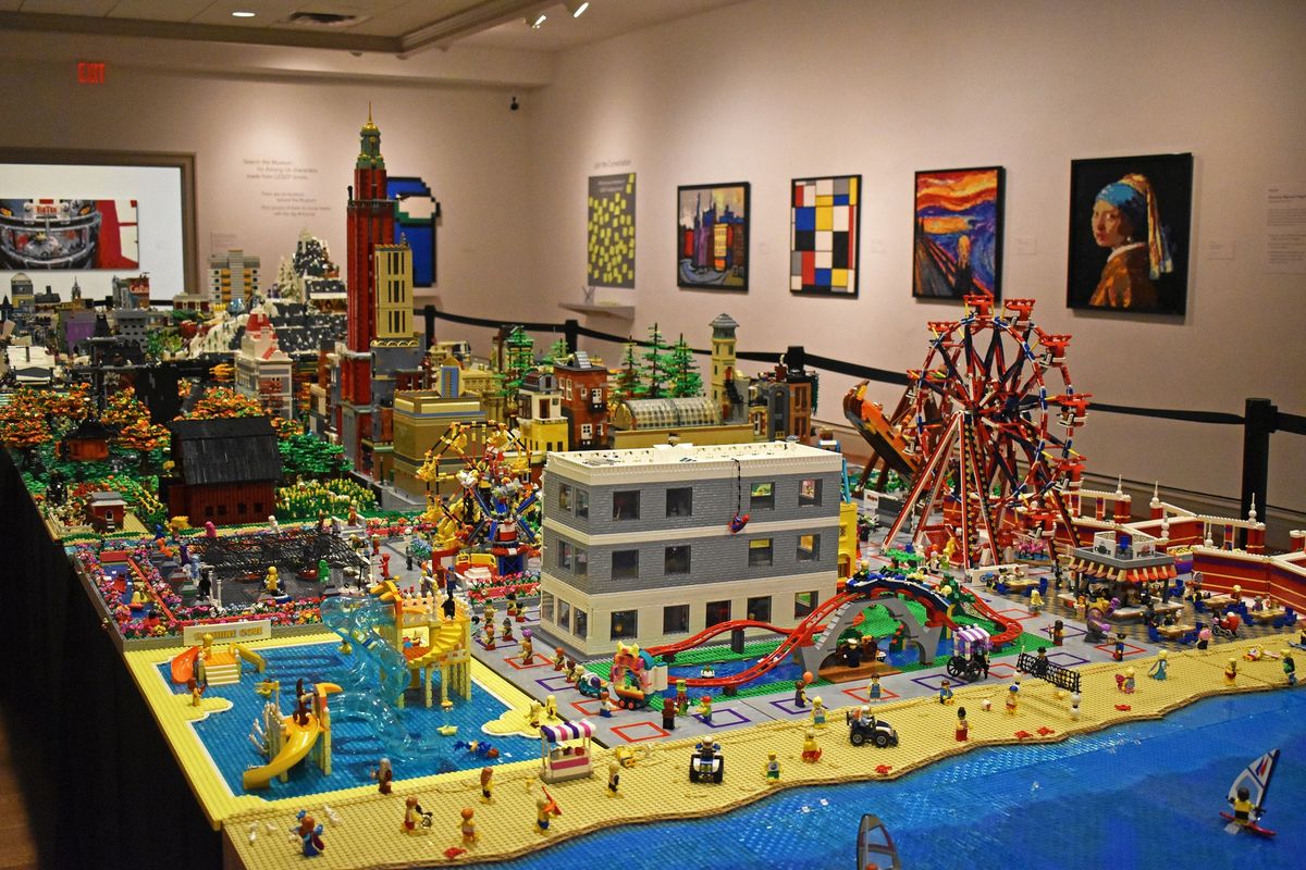 Opening Day of Think Outside the Brick: The Creative Art of LEGO\u00ae