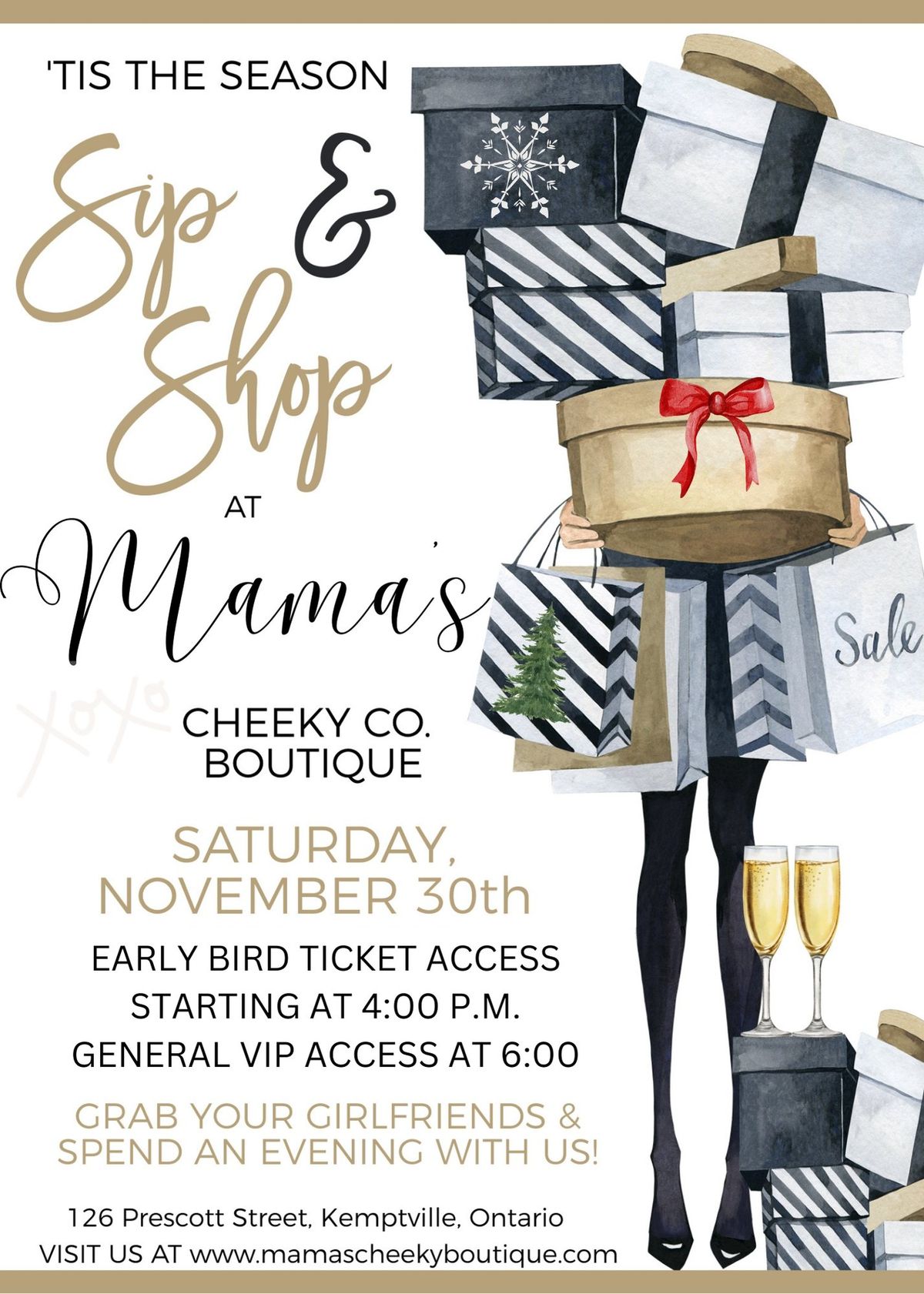 'Tis The Season Sip & Shop at Mama's