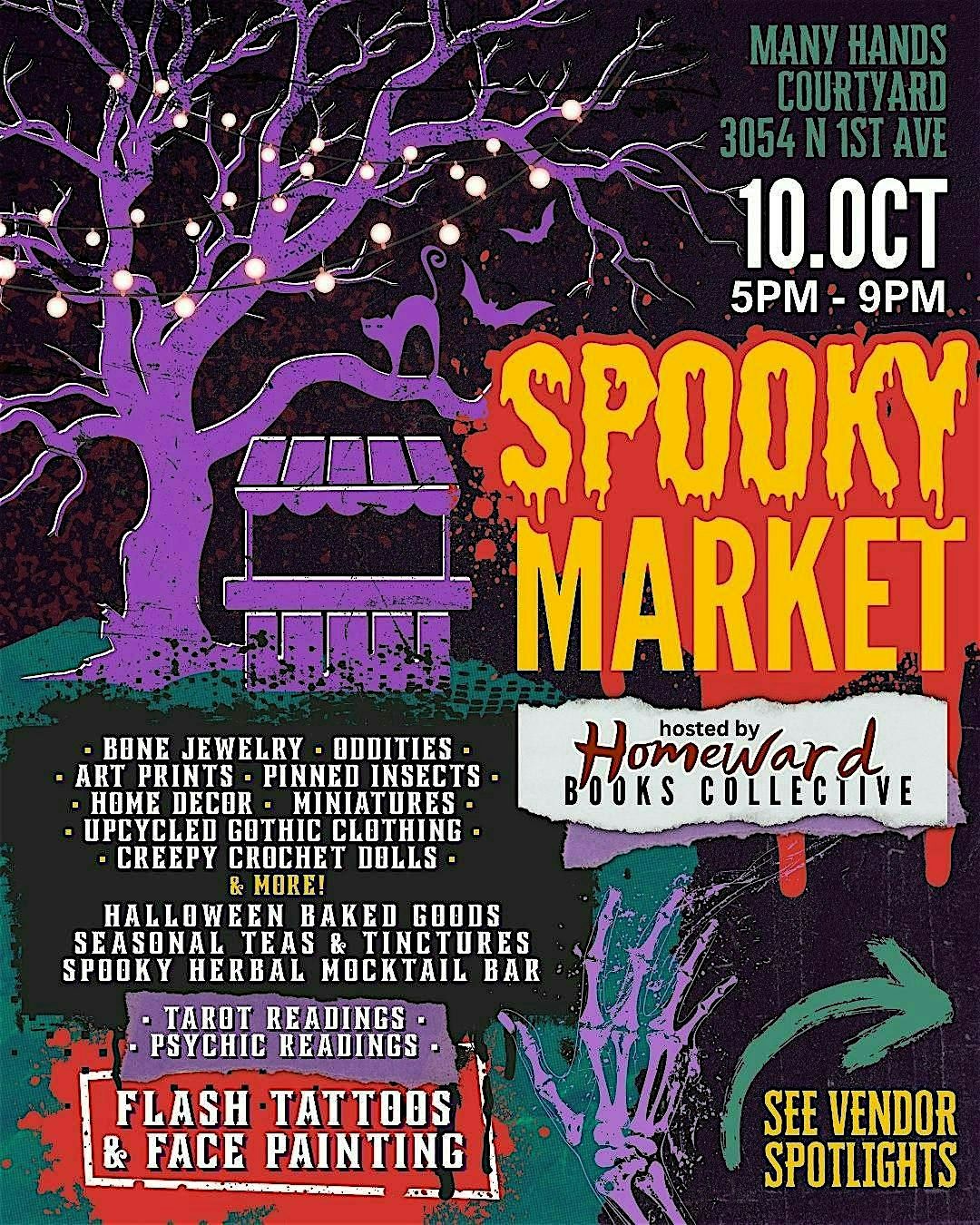 Spooky Market at Homeward Books