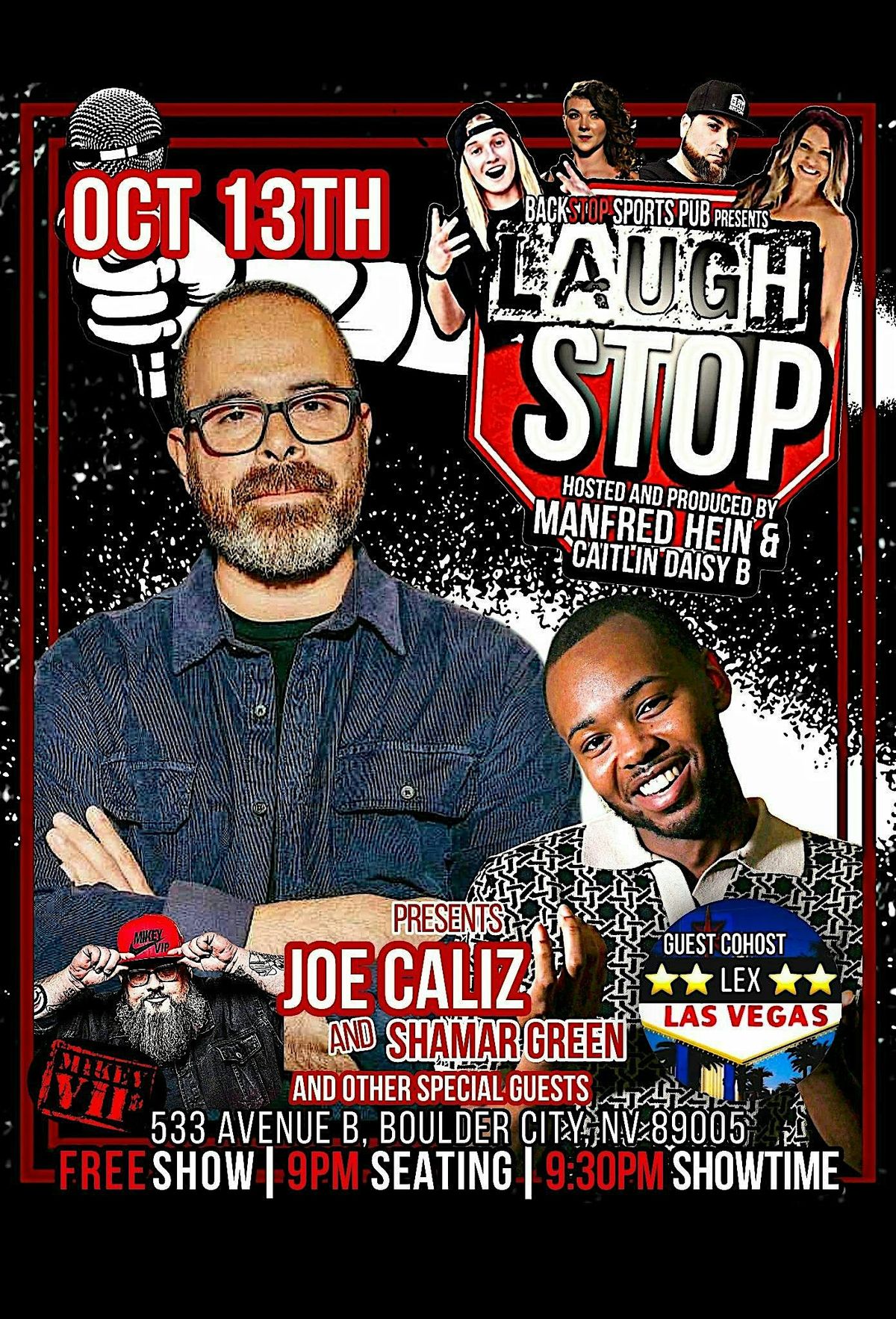 Backstop Sports Pub COMEDY SHOW