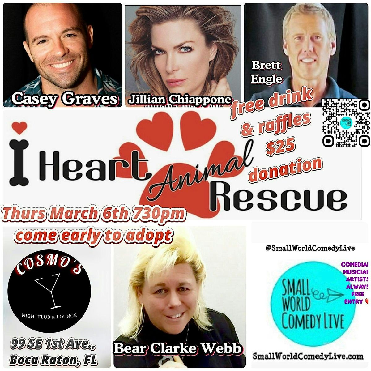 Small World Comedy Live & iHeart Animal Rescue