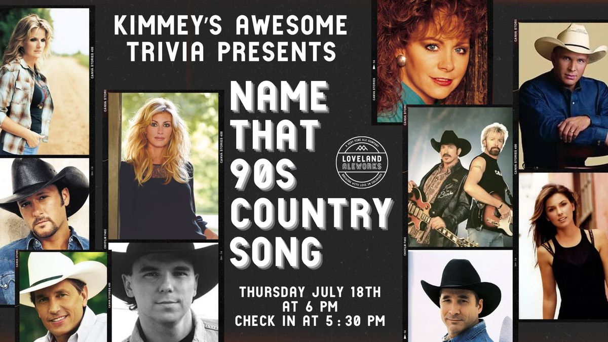 Name That 90s Country Song Trivia