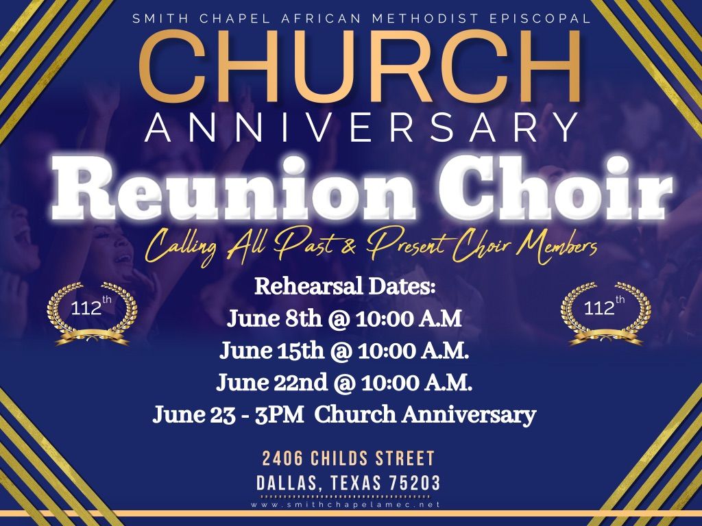 112th Church Anniversary Reunion Choir 