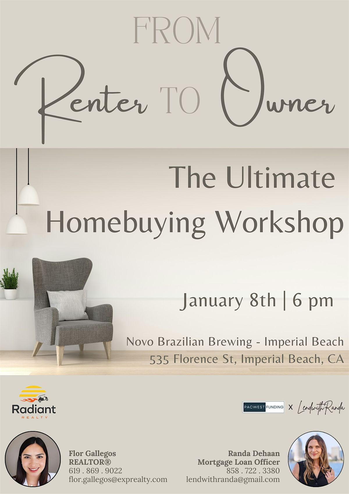 From Renter to Owner - The Ultimate Homebuying Workshop