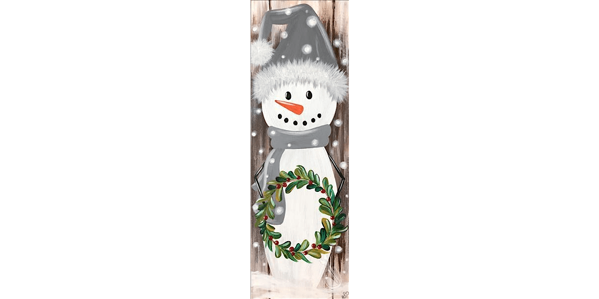 Rustic Winter Snowman - Paint and Sip in Houston | Classpop!\u2122