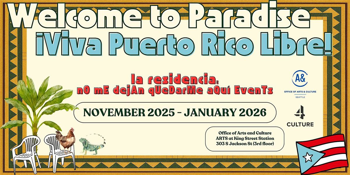 LECTURE: Tierra Futura: Submerged Archives of Boricua Futurity