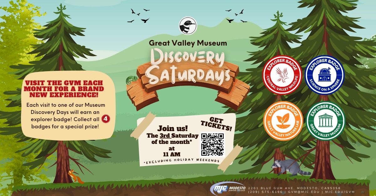 Discovery Saturdays: Experience the Great Valley Museum