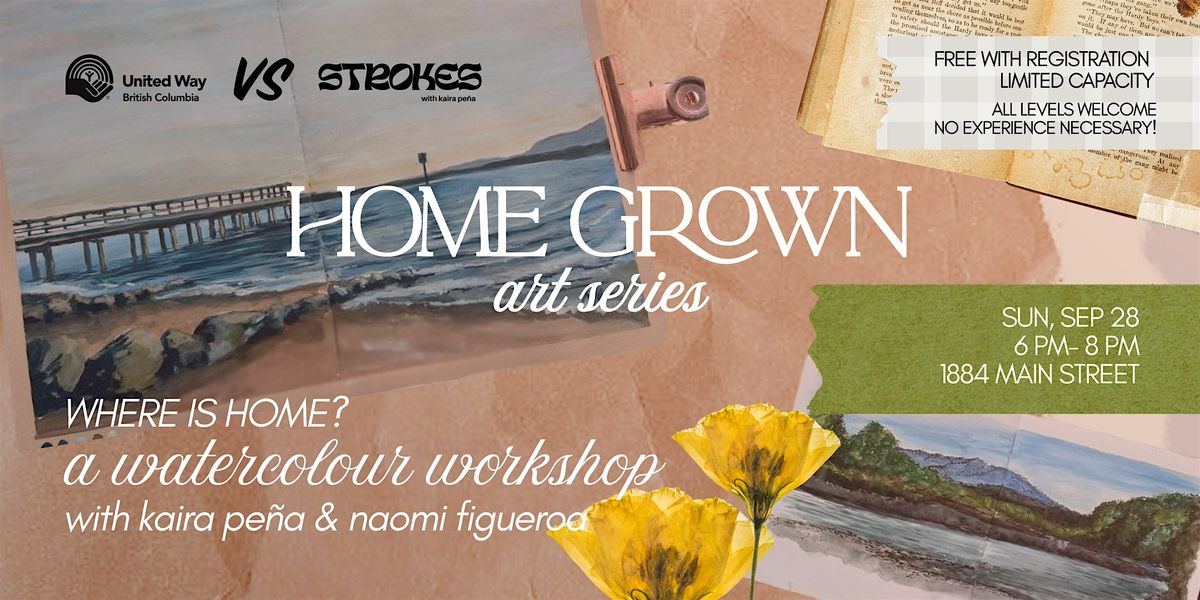 The Home Grown Art Series: Watercolour with Kaira Pe\u00f1a & Naomi Figueroa