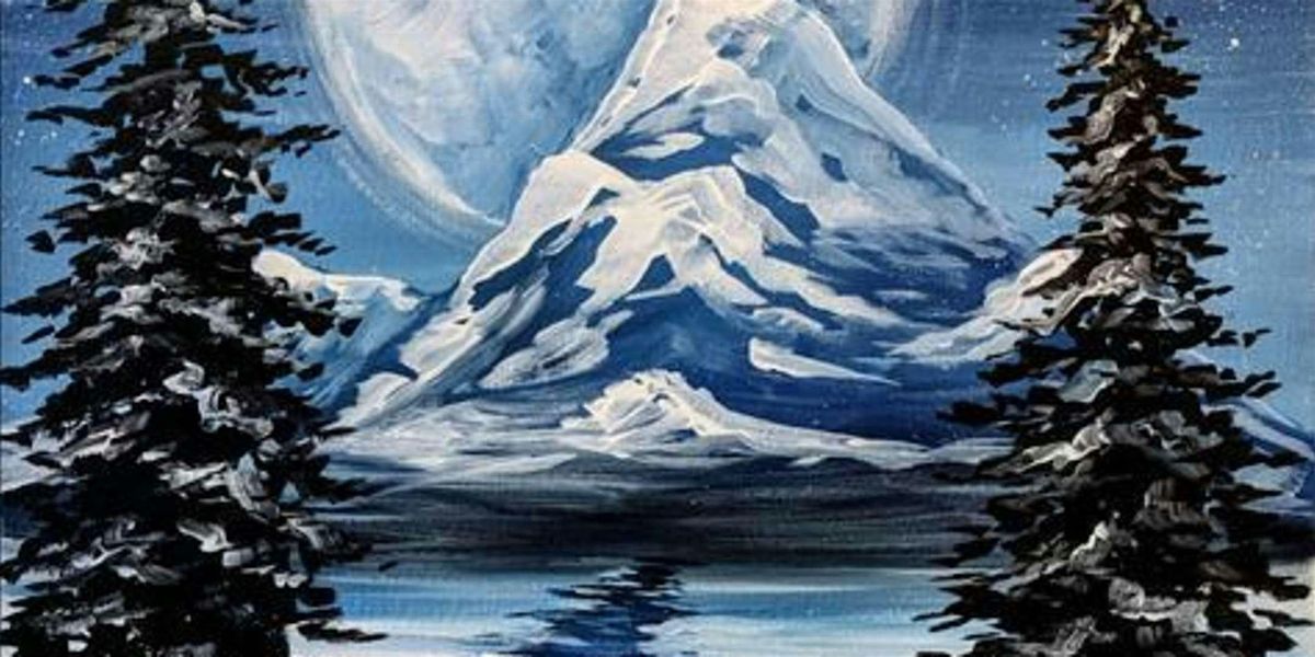 Majestic Snow-Capped Mountains - Paint and Sip by Classpop!\u2122