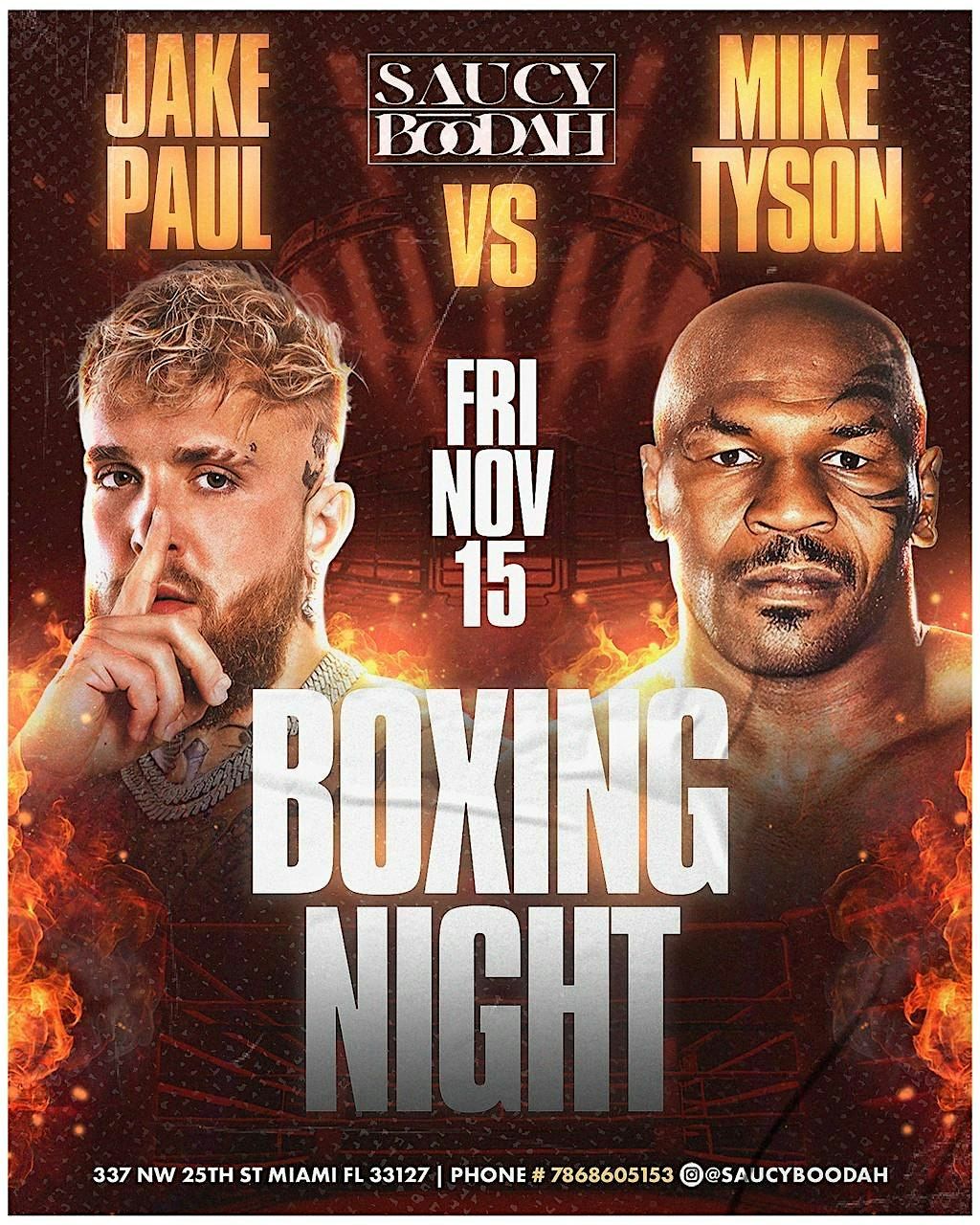 Why was tyson and paul fight postponed