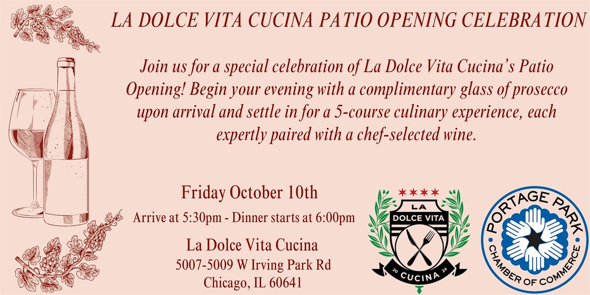 La Dolce Vita Cucina Patio Opening Celebration
