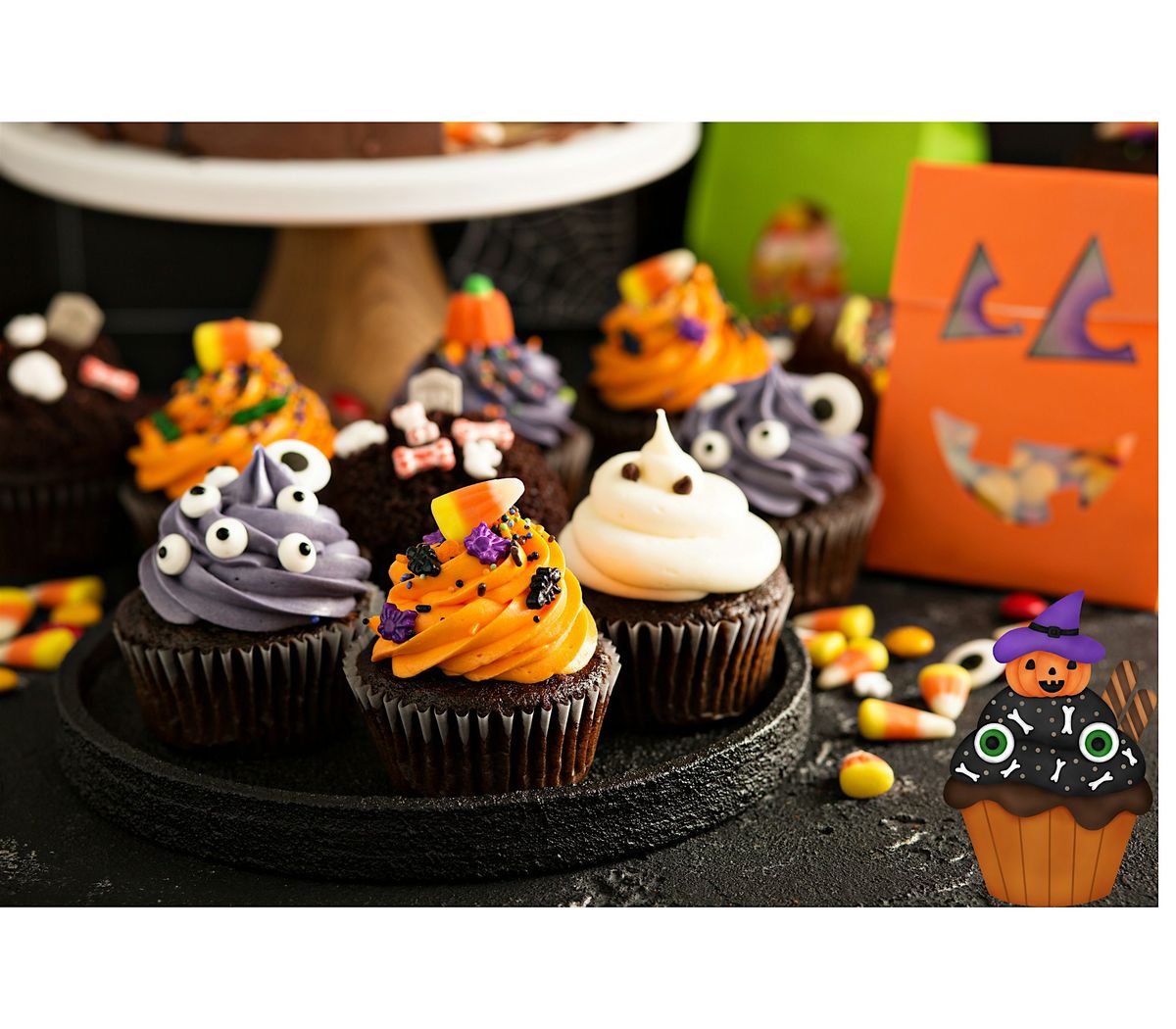 Halloween Cupcake Decorating Class (Adults Only)