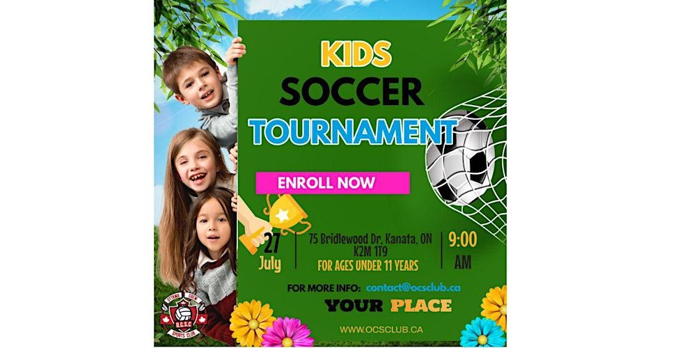 Kids soccer tournament