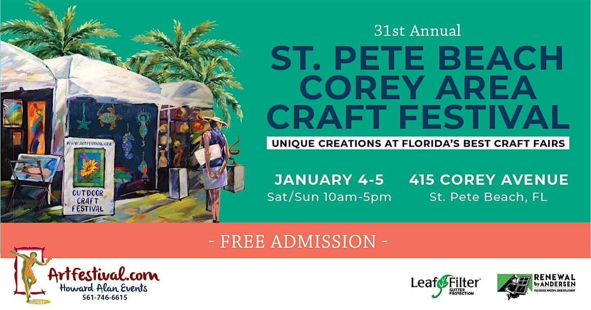 31st Annual St. Pete Beach Corey Area Craft Festival