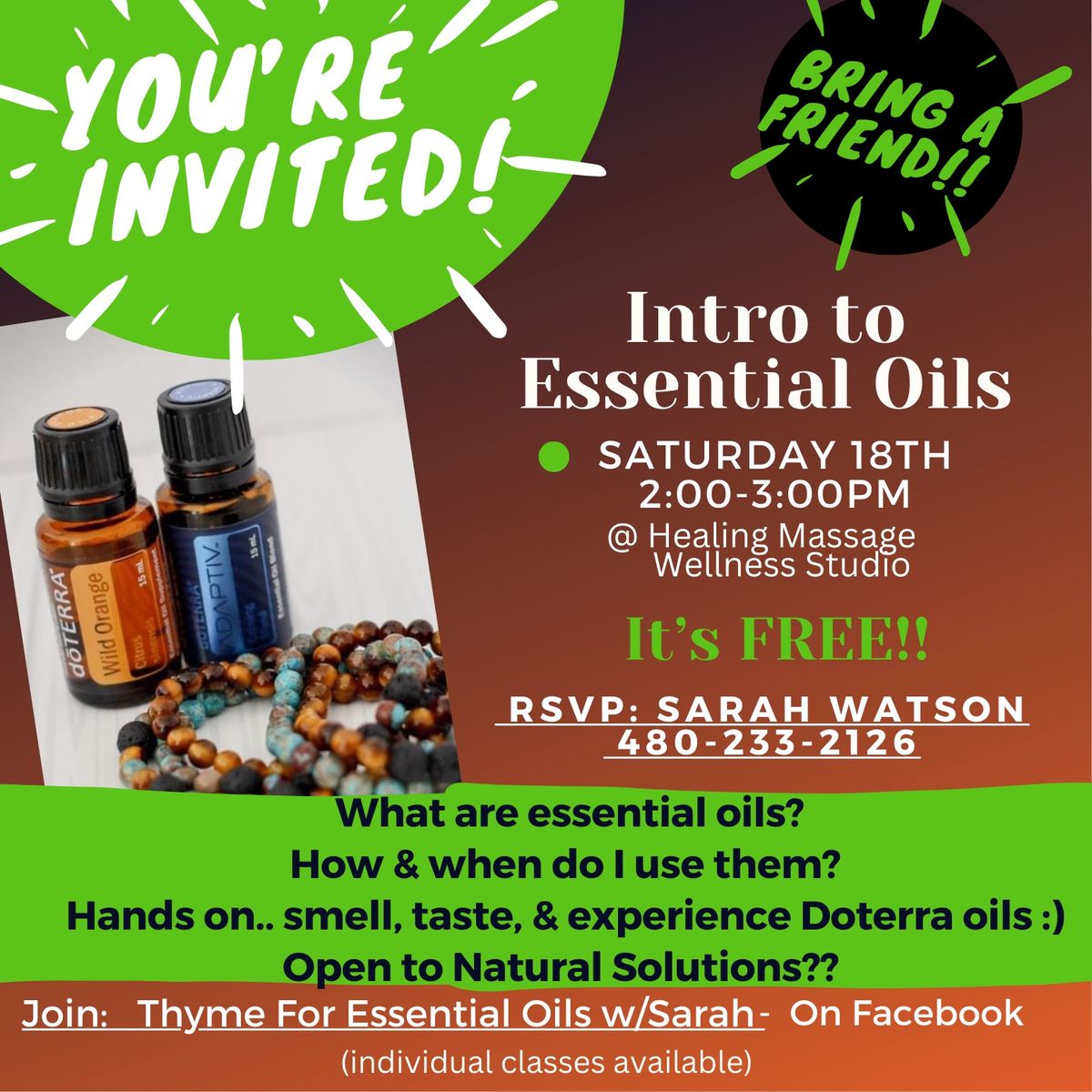 Intro to Oils with Sarah Watson
