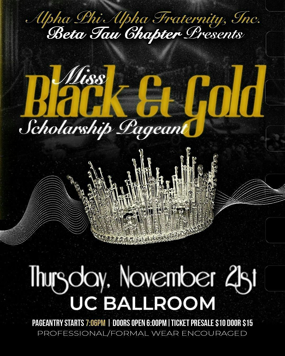 Miss Black and Gold Scholarship Pageant