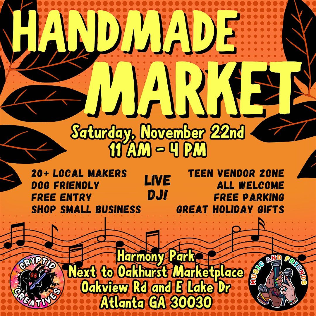 Handmade Market at Harmony Park: Fun for Fall and Shopping Small!