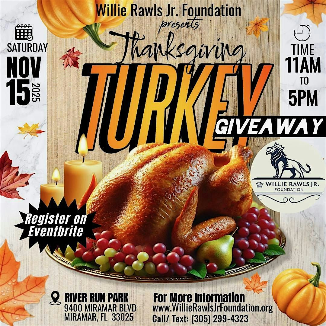2nd Annual Thanksgiving Turkey Giveaway