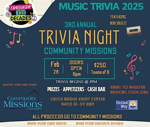 CMC Music Trivia Night 2025