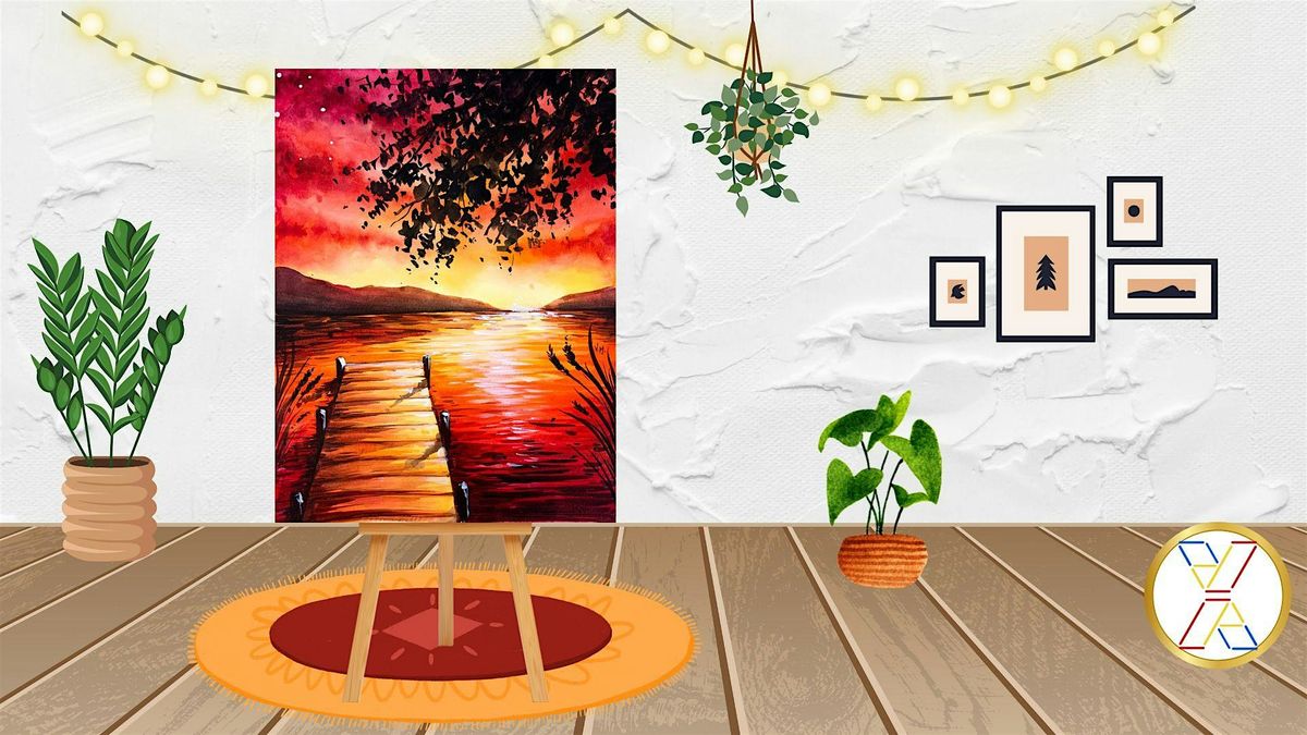 Watercolor Workshop: Crimson Sunset