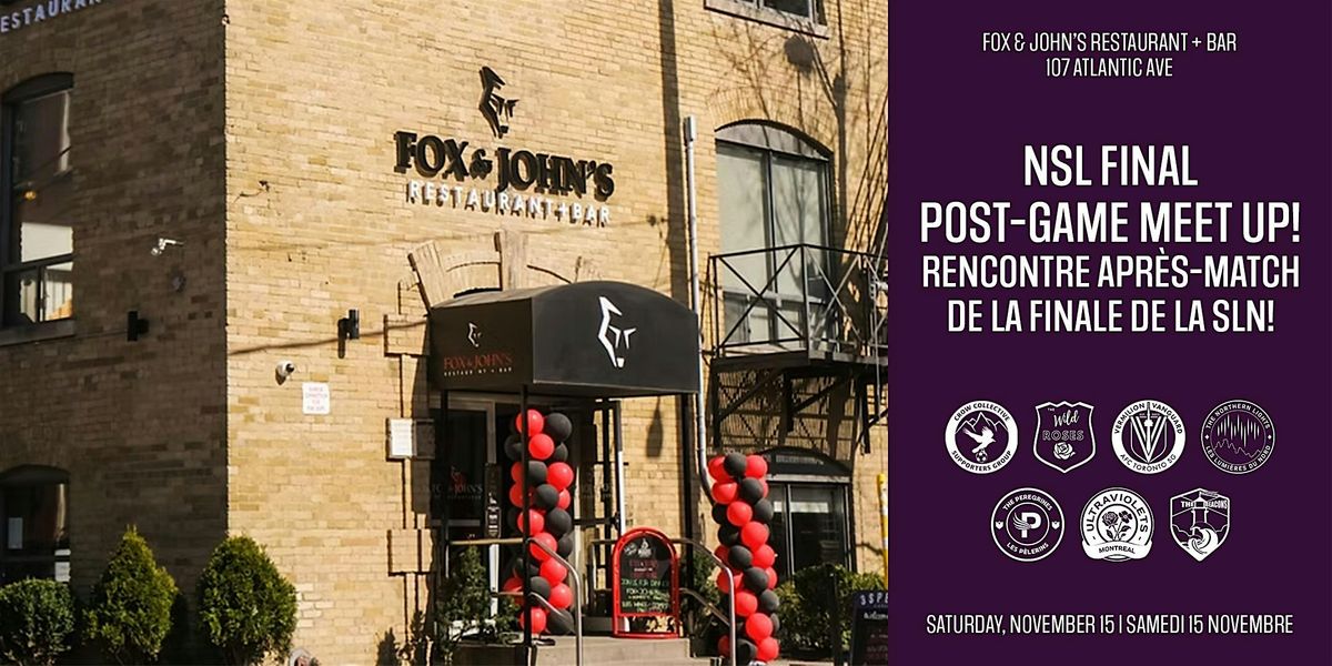 NSL Final Post-Game Fan Meet-Up