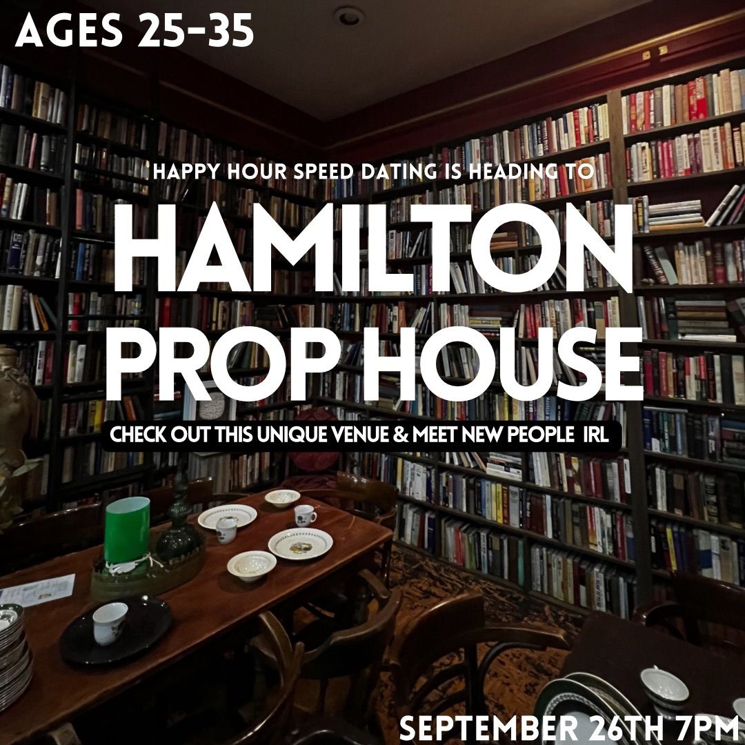 Speed Dating @Prop House Hamilton Ages 25-35