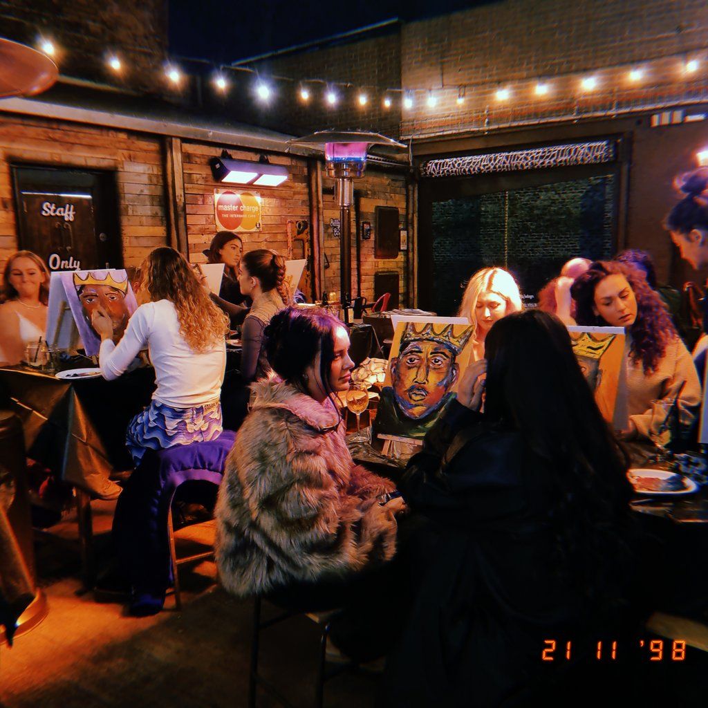 Boozy Brushes, Hip-Hop Sip and Paint Party! Newcastle