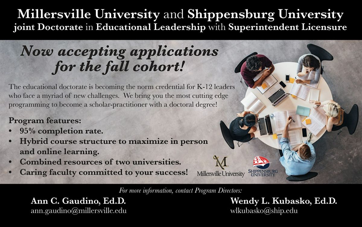 10th Anniversary Celebration of the Millersville\/Shippensburg Ed.D. Program