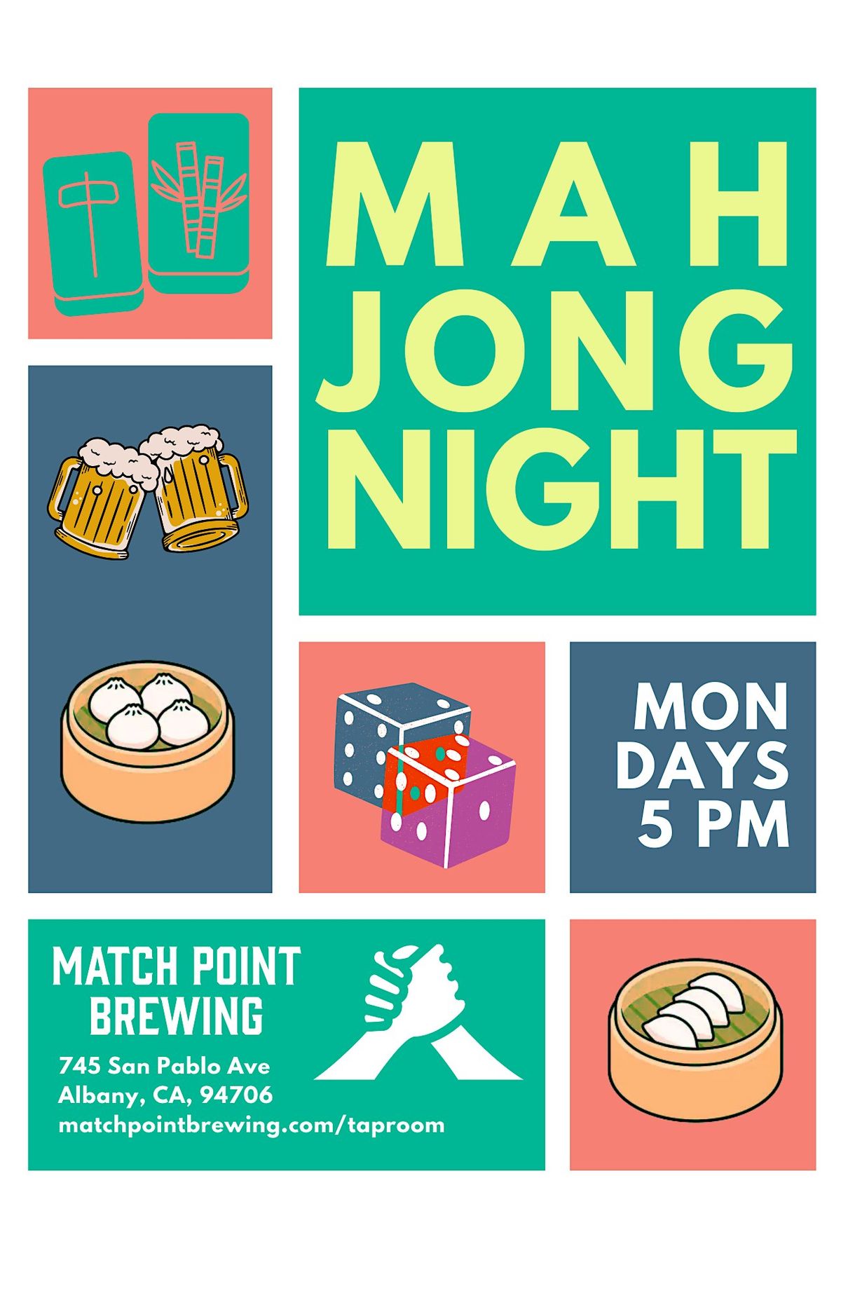 Mahjong Mondays @ Match Point Brewing