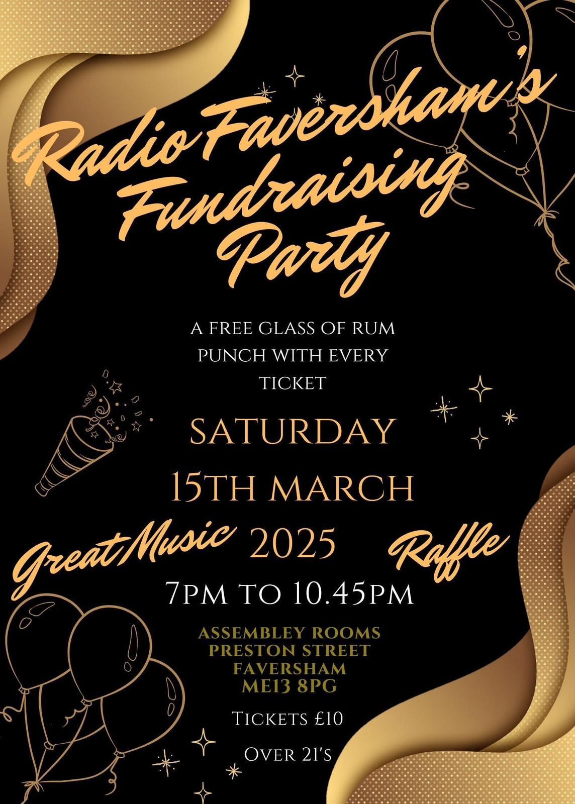 Radio Faversham Fundraising Party