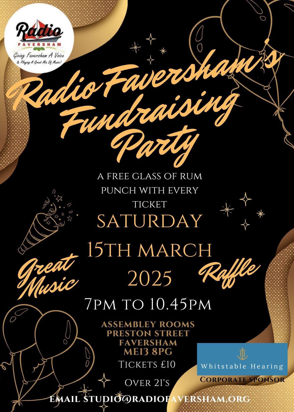 Radio Faversham Fundraising Party