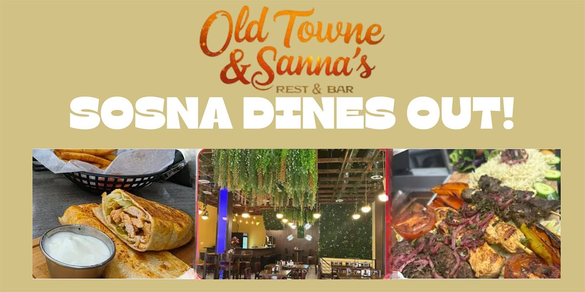 November SOSNA Dines Out @ Old Towne & Sanna's