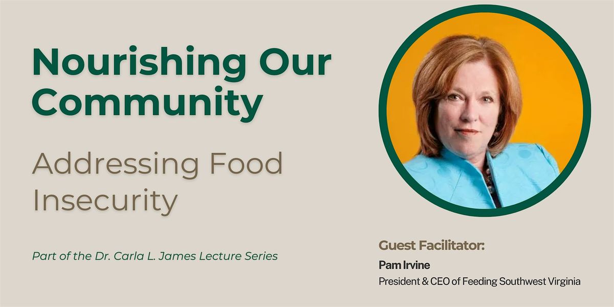 Nourishing Our Community - A Free Lecture Featuring Pam Irvine