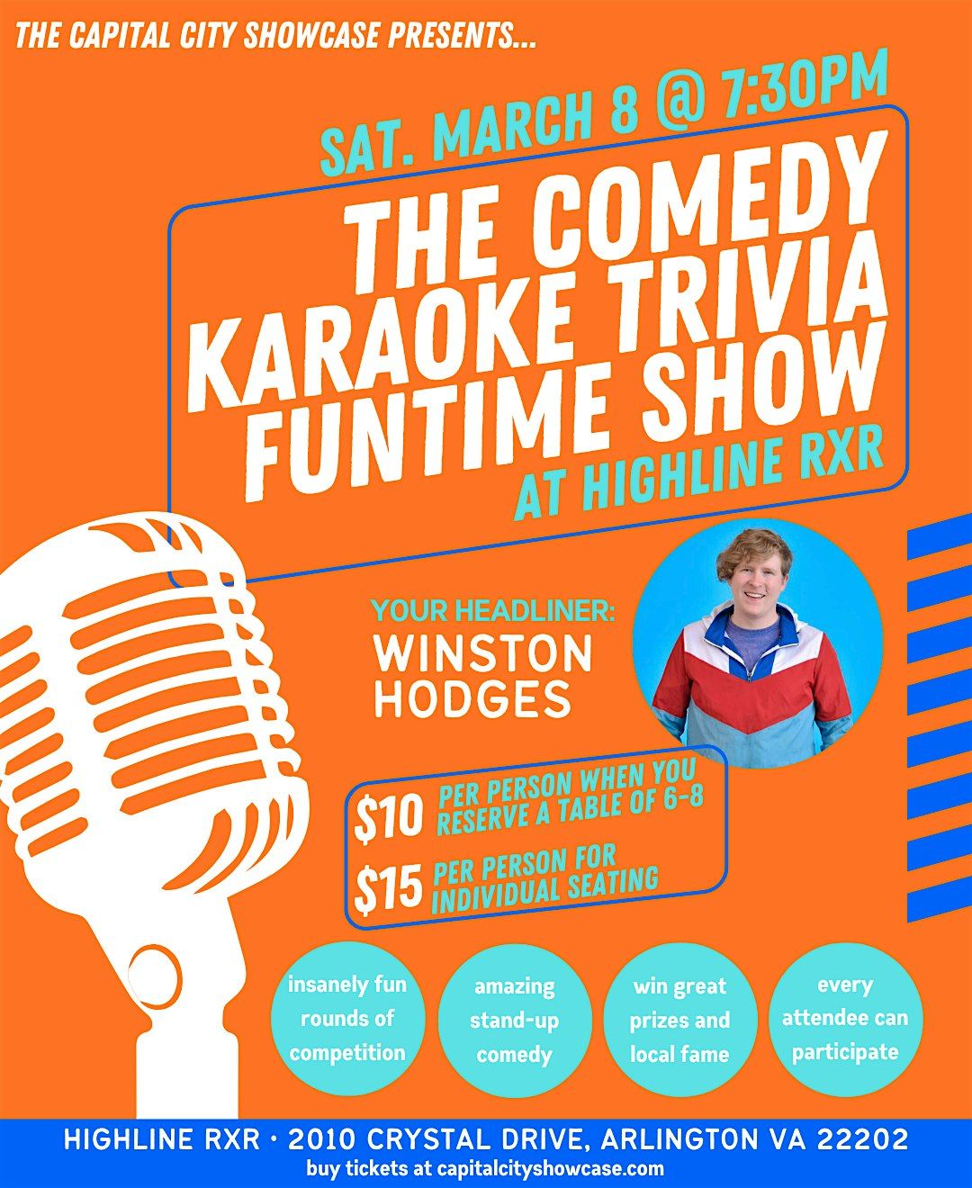 The Comedy Karaoke Trivia Funtime Show with Winston Hodges