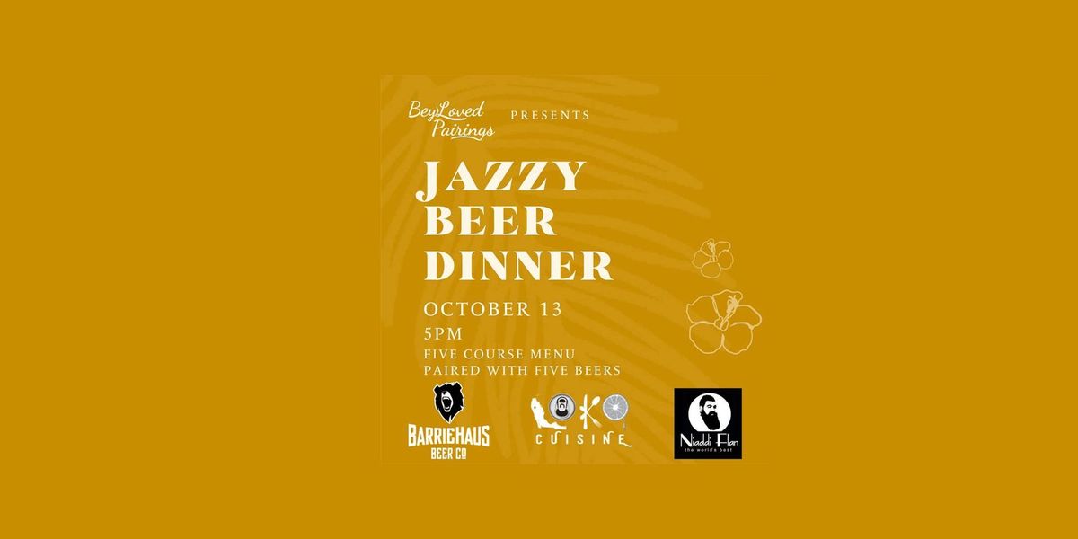 Jazzy Beer Dinner