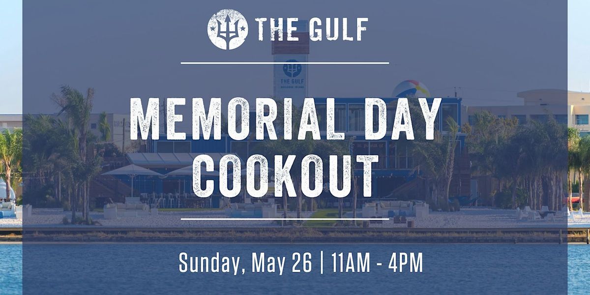 Memorial Day Cookout at The Gulf - Okaloosa Island