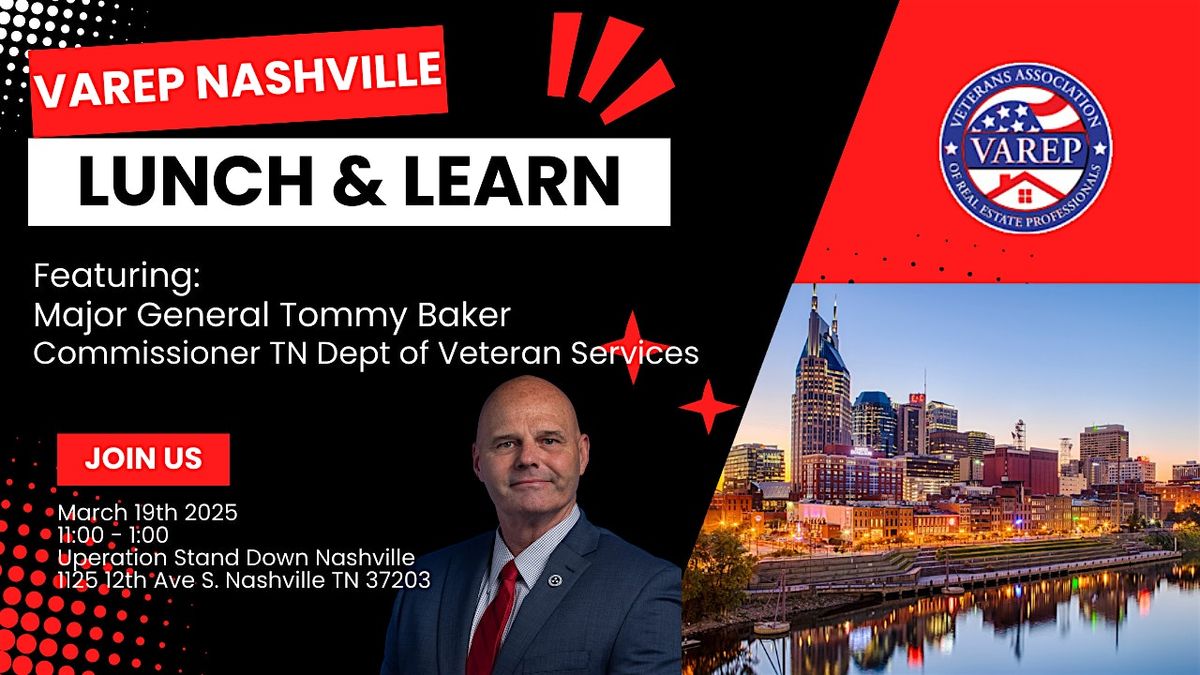 VAREP Nashville Lunch & Learn with TN Commissioner of  Veteran Services