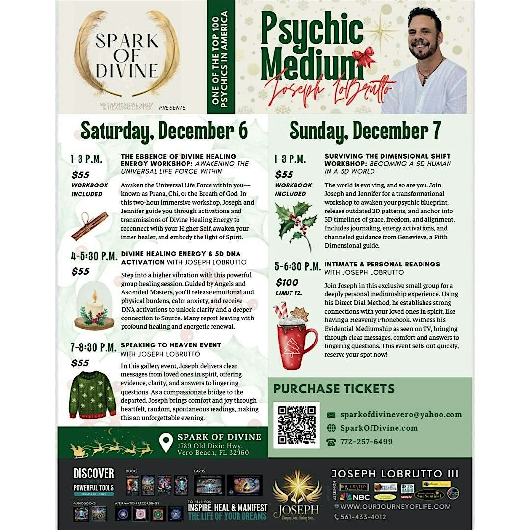 THE ESSENCE OF DIVINE HEALING ENERGY WORKSHOP: AWAKENING THE UNIVERSAL LIFE