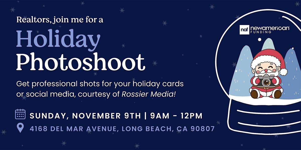 Realtor Holiday Photoshoot + Party!