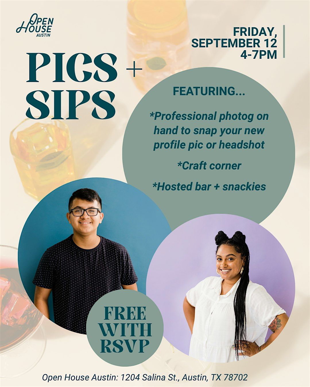 Pics & Sips Happy Hour