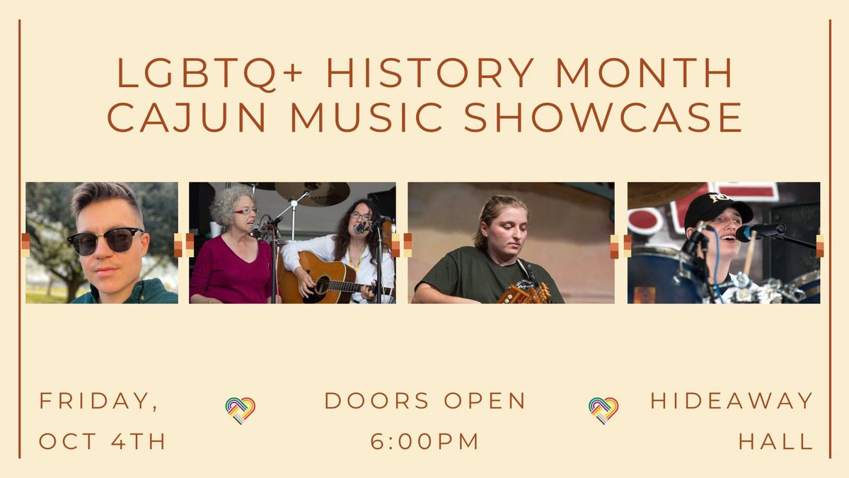 LGBTQ History Month Cajun Music Showcase