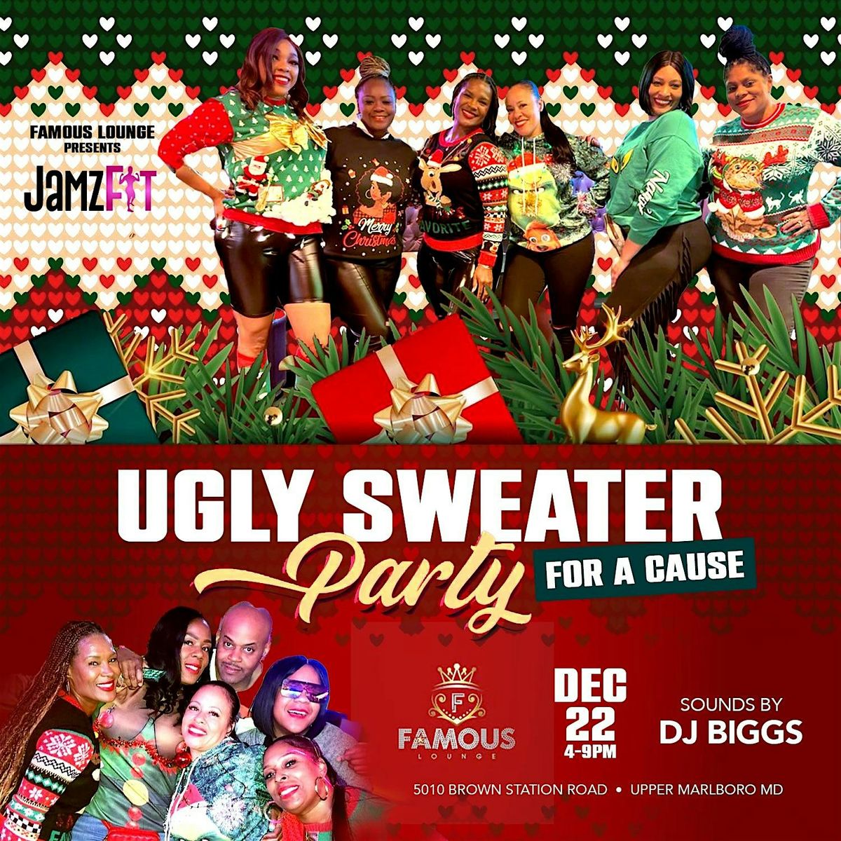 Ugly Sweater Party for a cause