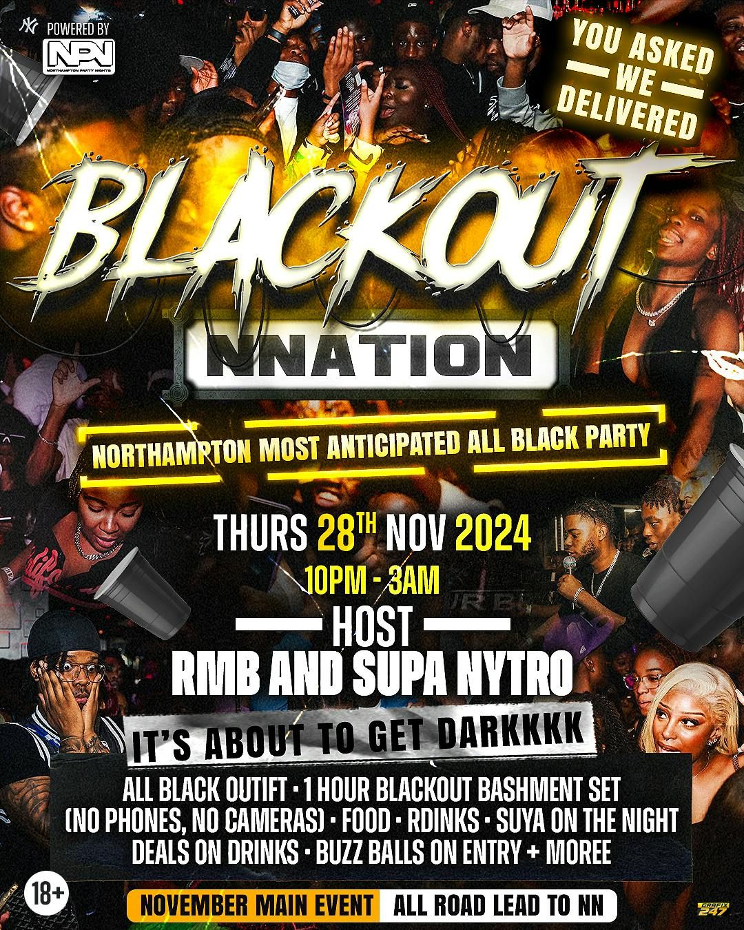 BLACKOUT NNATION - NORTHAMPTON MOST ANTICIPATED ALL BLACK PARTY 