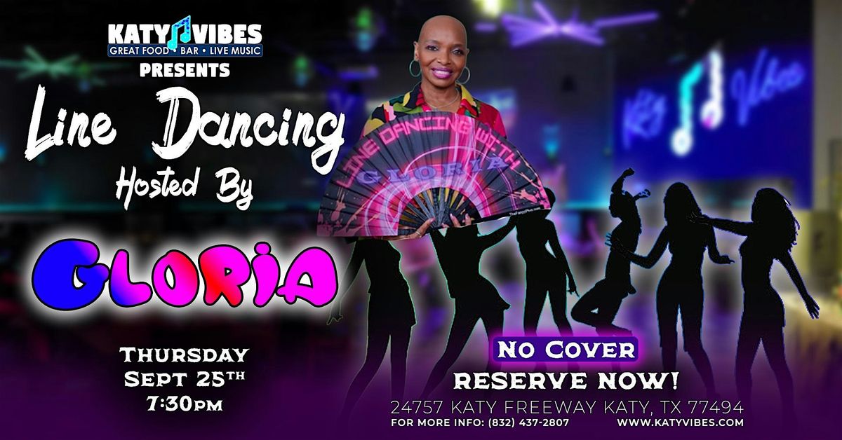 Line Dancing with Gloria at Katy Vibes!