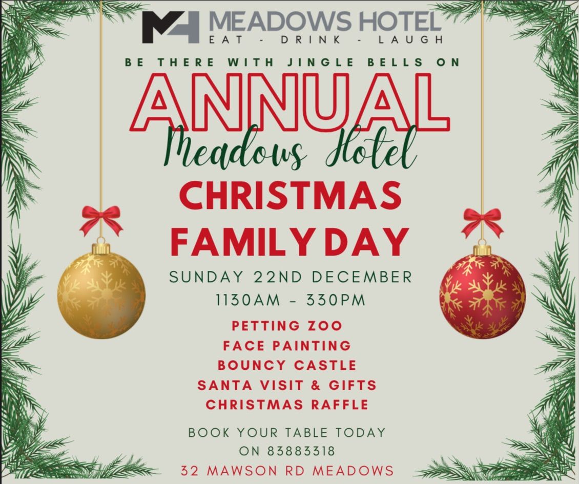 Meadows Hotel Christmas family day