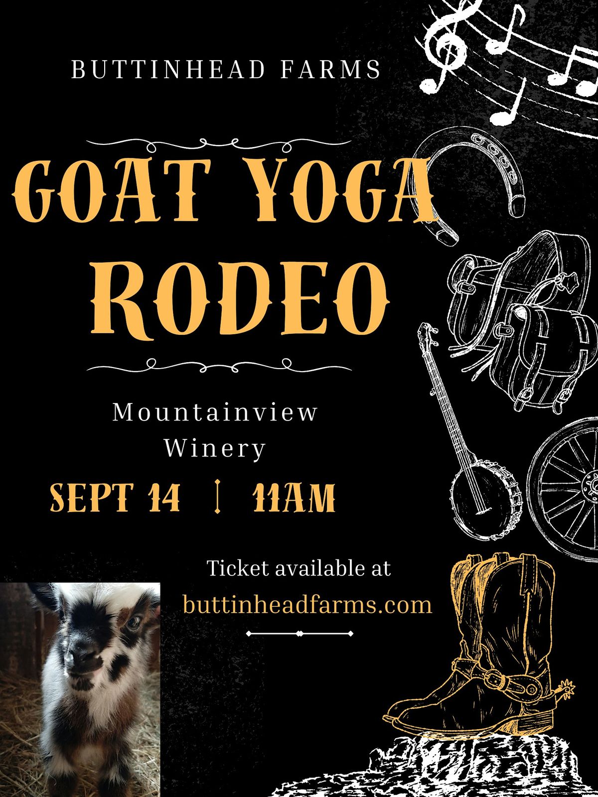 Goat Yoga Rodeo Hoedown