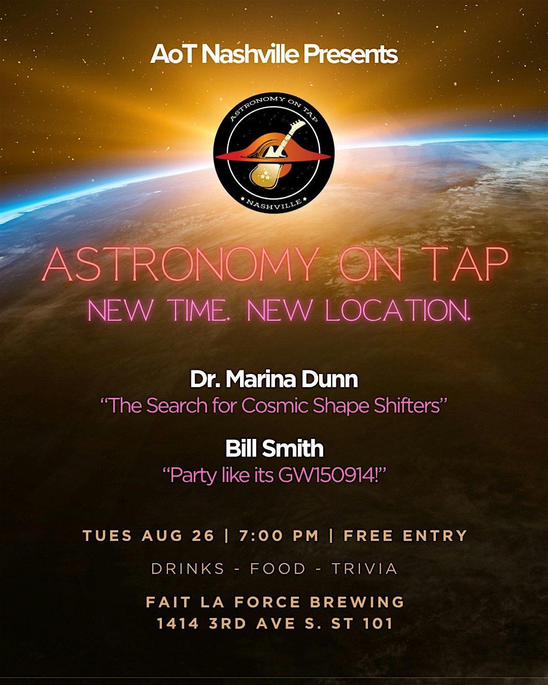 Astronomy on Tap - We're BACK!!