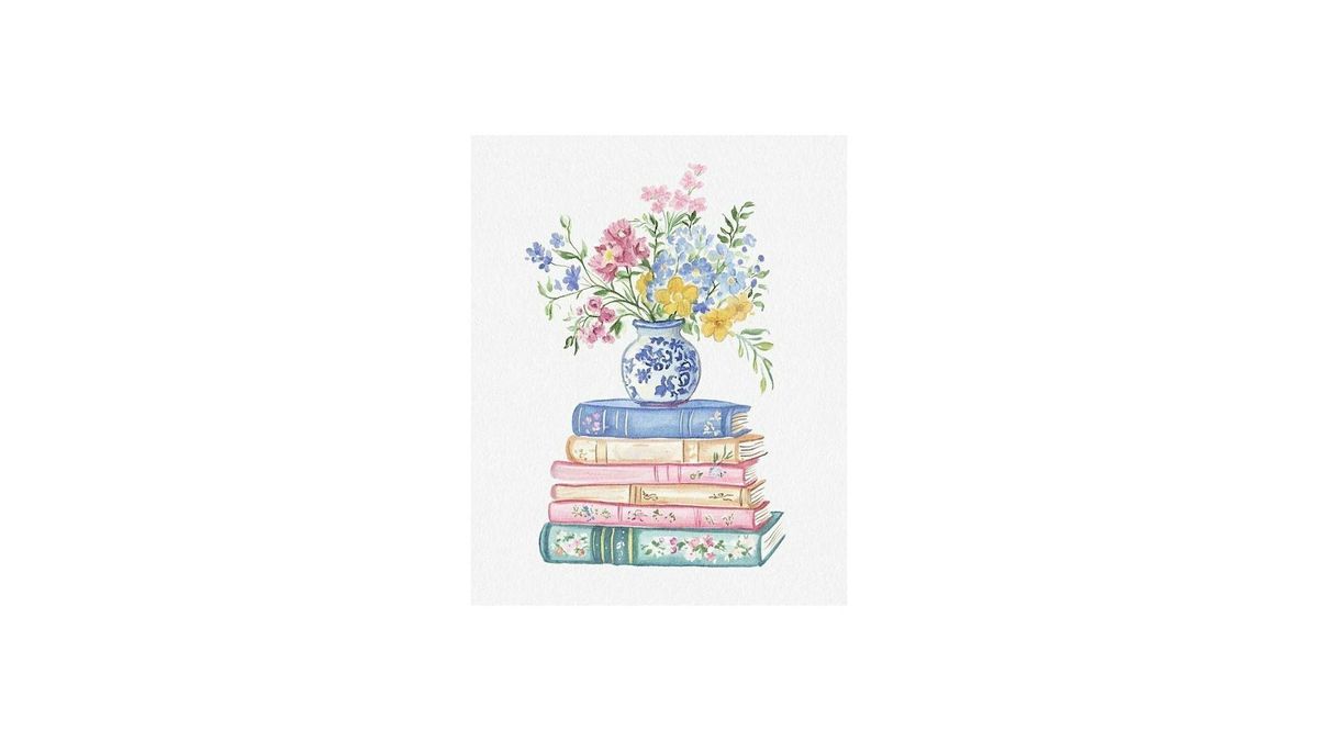 Paint & Sip- Bookish Beauty Watercolor